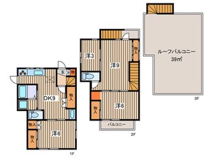 スクエアⅢの物件間取画像